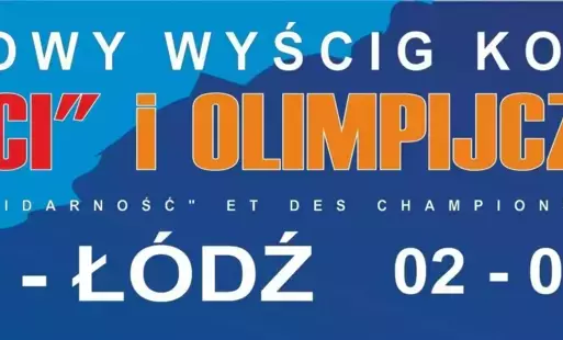 36 wyścig kolarski Solidarność i Olipijczyków baner